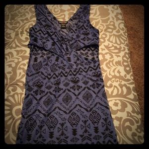 Spring summer tribal pattern maxi dress